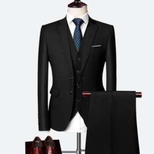 premium black men's business workwear