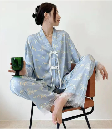 light luxury women's chinese pajamas and homewear light luxury women's chinese pajamas and homewear